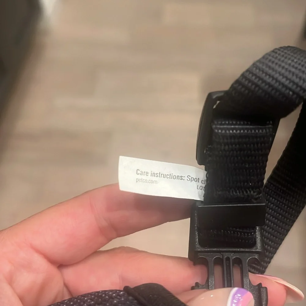 Black and Gray Dog Harness - XSmall